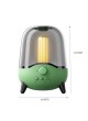 PROOCAM P-20G GREEN TWS Wireless Stereo Respiratory Lamp Bluetooth bass Speaker 5.0 Breathing lamp Atmosphere lamp portable Subwoofer Speaker Desk lamp support AUX/TF
